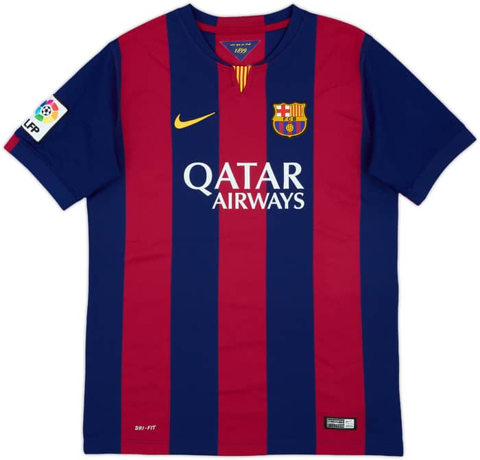 2014-15 Barcelona Home Shirt - 10/10 - (XL.Boys)