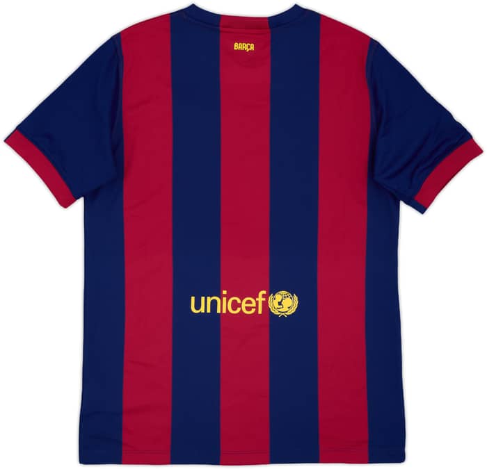 2014-15 Barcelona Home Shirt - 10/10 - (XL.Boys)