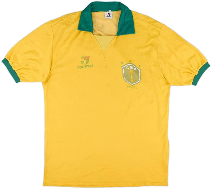 1990 Brazil Home Shirt - 5/10 - (XL)