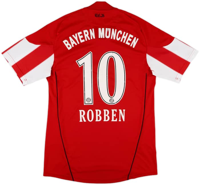 2010-11 Bayern Munich Home Shirt Robben #10 - 7/10 - (S)