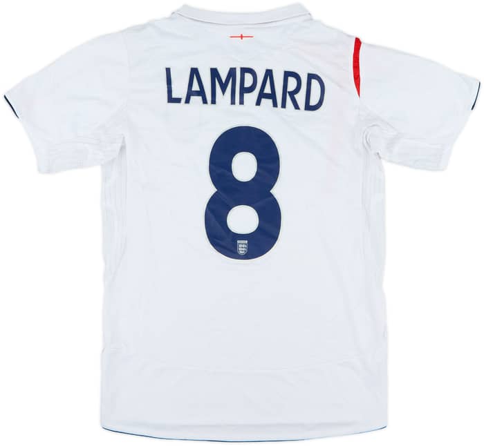 2005-07 England Home Shirt Lampard #8 - 9/10 - (S)