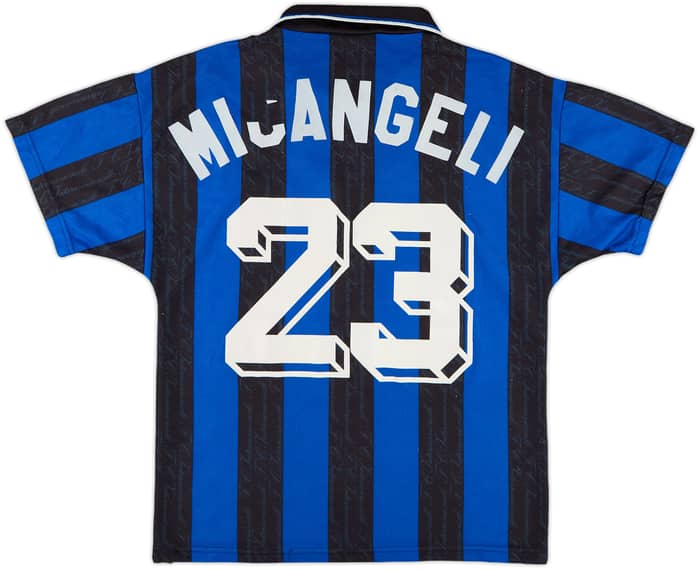 1996-97 Inter Milan Home Shirt Micangeli #23 - 5/10 - (XL.Boys)