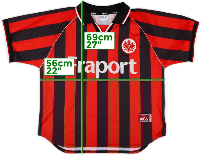 2002-03 Eintracht Frankfurt Signed Home Shirt - 5/10 - (S)