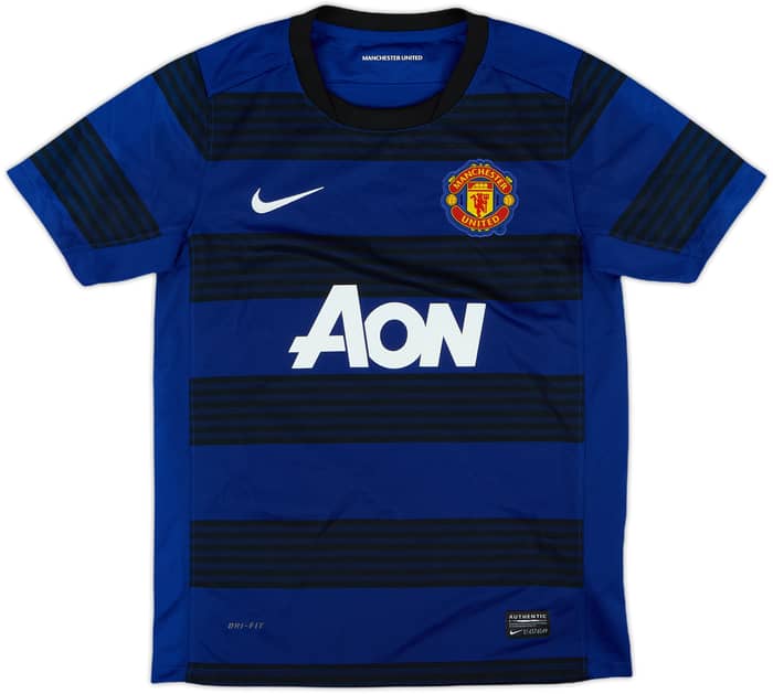 2011-13 Manchester United Away Shirt - 10/10 - (M.Boys)