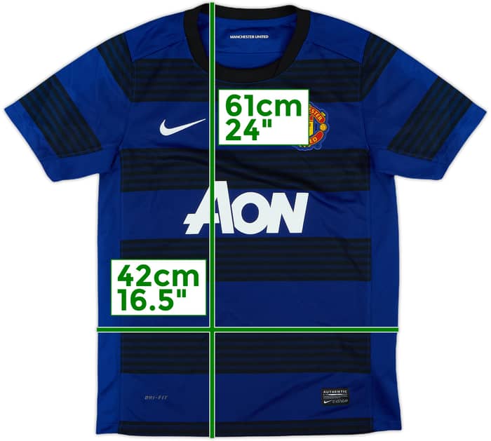 2011-13 Manchester United Away Shirt - 10/10 - (M.Boys)