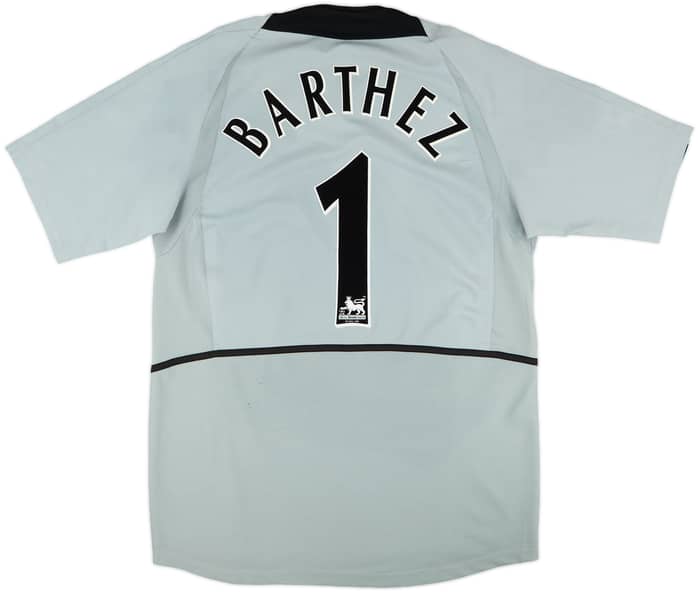 2002-04 Manchester United GK S/S Shirt Barthez #1 - 8/10 - (L)