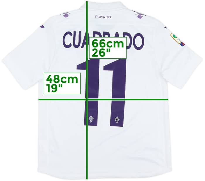 2013-14 Fiorentina Away Shirt Cuadrado #11 - 7/10 - (M.Boys)