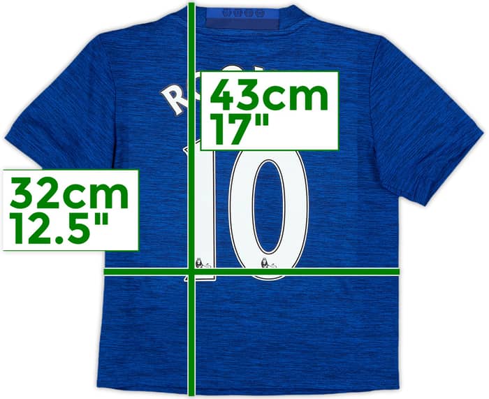 2016-17 Manchester United Away Shirt Rooney #10 - 7/10 - (5-6 Years)