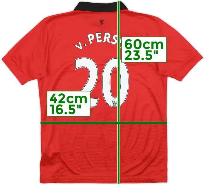 2013-14 Manchester United Home Shirt V.Persie #20 - 9/10 - (M.Boys)