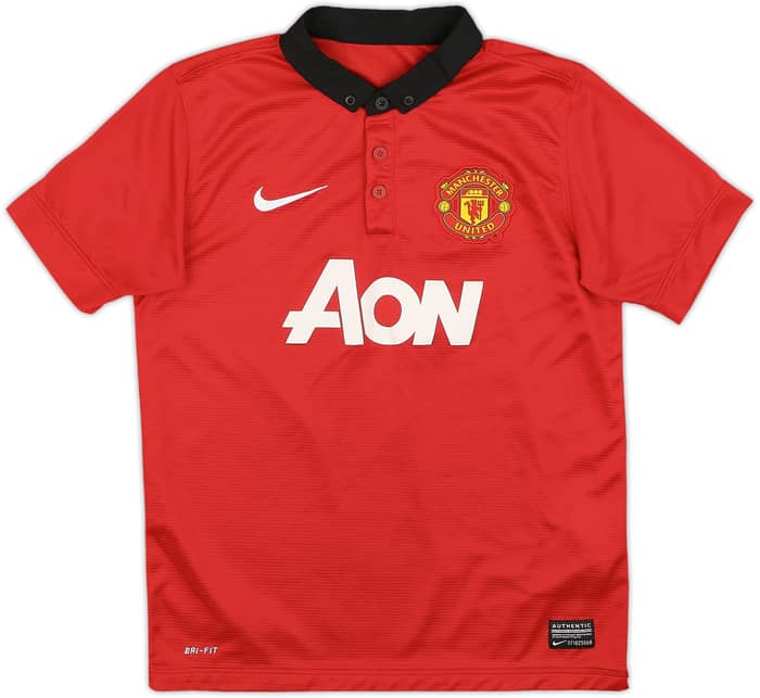 2013-14 Manchester United Home Shirt V.Persie #20 - 9/10 - (M.Boys)