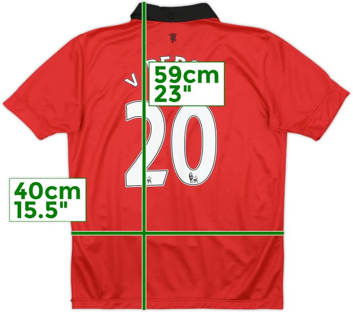 2013-14 Manchester United Home Shirt V.Persie #20 - 9/10 - (M.Boys)