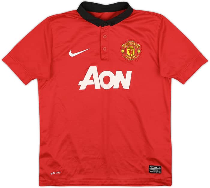 2013-14 Manchester United Home Shirt V.Persie #20 - 8/10 - (M.Boys)