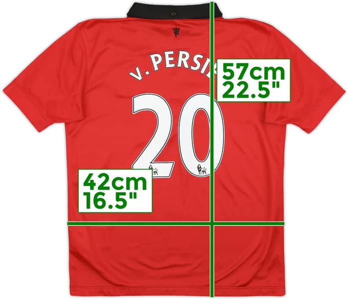 2013-14 Manchester United Home Shirt V.Persie #20 - 8/10 - (M.Boys)