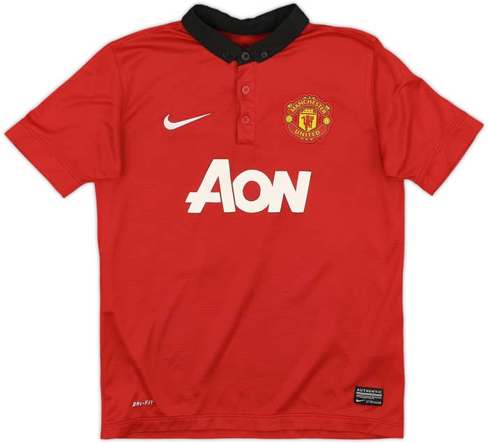 2013-14 Manchester United Home Shirt V.Persie #20 - 8/10 - (M.Boys)