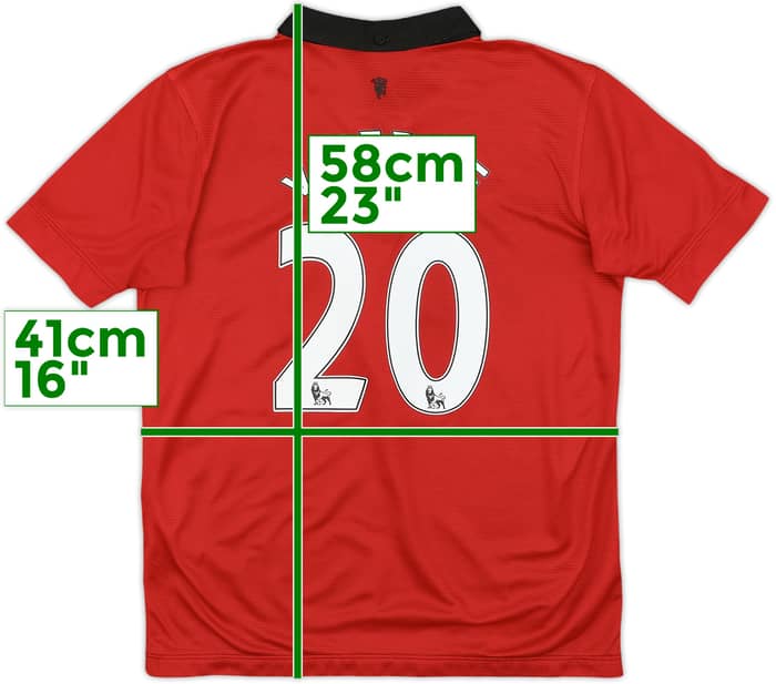 2013-14 Manchester United Home Shirt V.Persie #20 - 8/10 - (M.Boys)