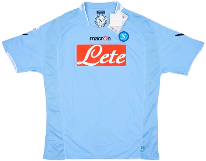 2009-10 Napoli Home Shirt Lavezzi #7 (L)