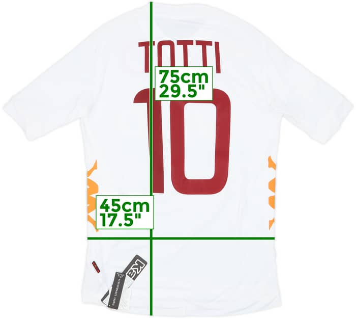 2011-12 Roma Away Shirt Totti #10 (M)