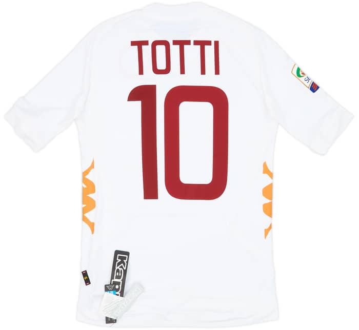 2011-12 Roma Away Shirt Totti #10 (S)