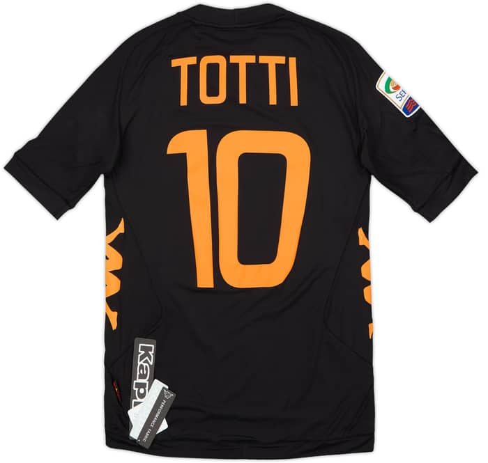 2011-12 Roma Third Shirt Totti #10 (XS)