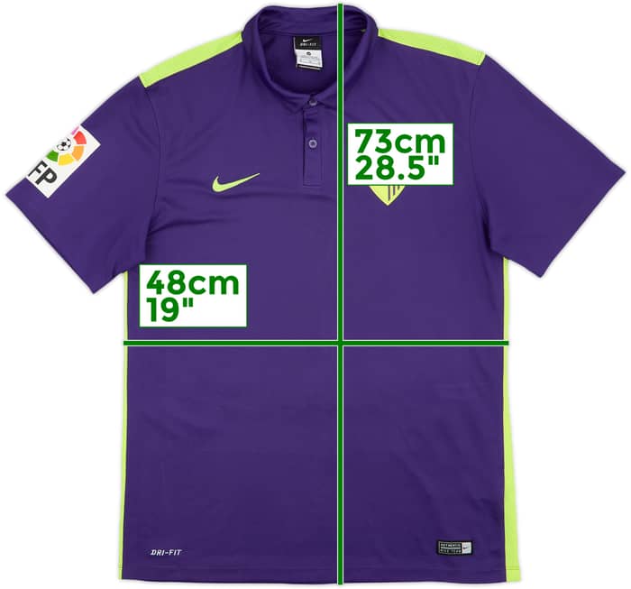 2015-16 Malaga Away Shirt - 6/10 - (M)