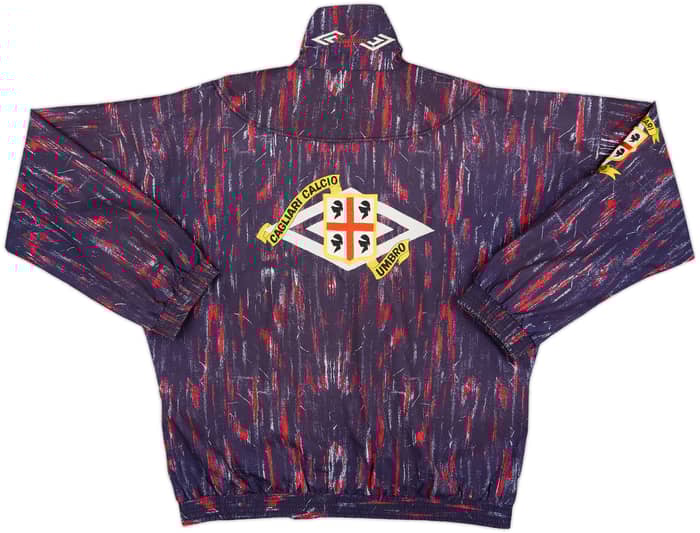 1990-91 Cagliari Umbro Track Jacket - 10/10 - (M)