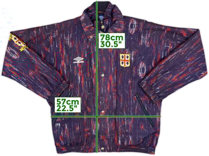 1990-91 Cagliari Umbro Track Jacket - 10/10 - (M)