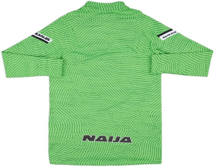 2020-21 Nigeria Nike Dri-Fit 1/4 Zip Drill Top (L)