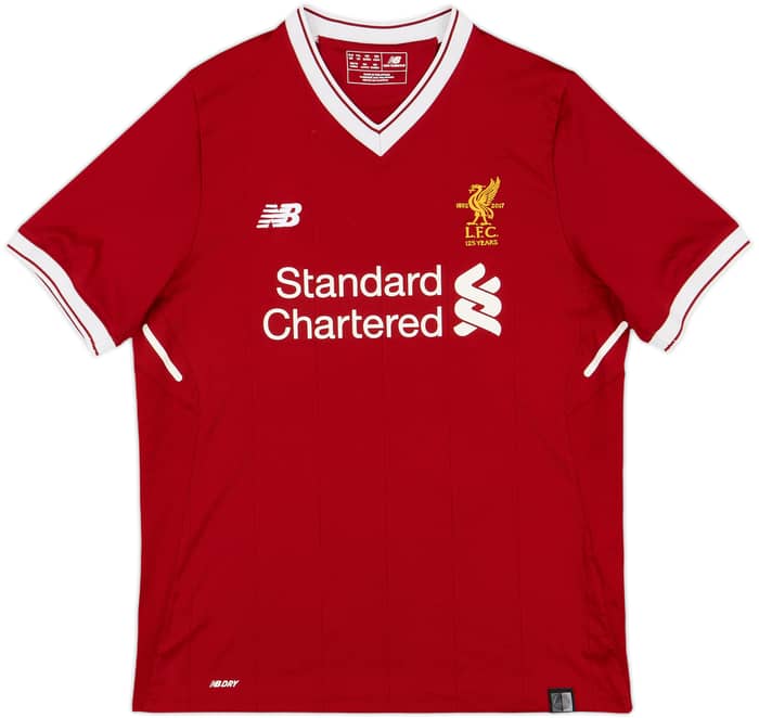 2017-18 Liverpool 125 Years Home Shirt - 10/10 - (XL.Boys)
