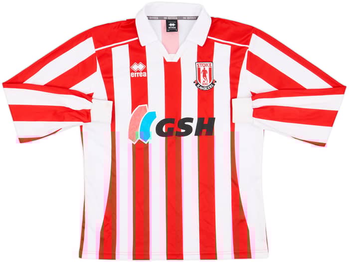2010s Stoke Ramblers Home L/S Shirt #14 - 7/10 - (L)