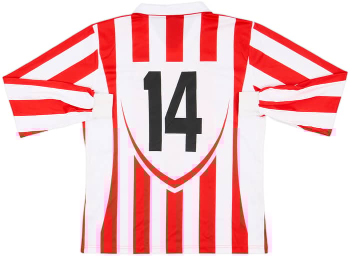 2010s Stoke Ramblers Home L/S Shirt #14 - 7/10 - (L)