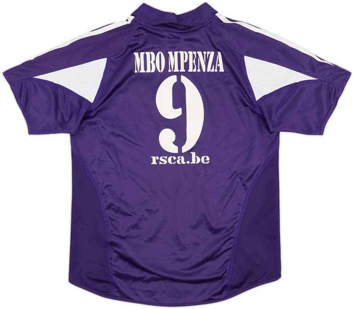 2004-05 Anderlecht Home Shirt Mbo Mpenza #9 - 6/10 - (M.Boys)