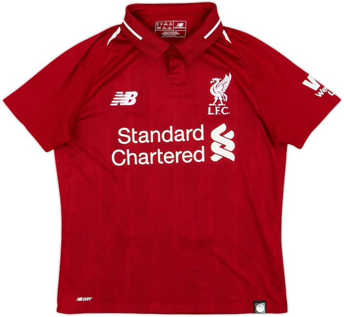 2018-19 Liverpool Home Shirt M.Salah #11 - 9/10 - (M.Boys)