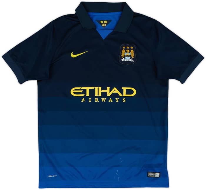 2014-15 Manchester City Away Shirt - 7/10 - (XL.Boys)
