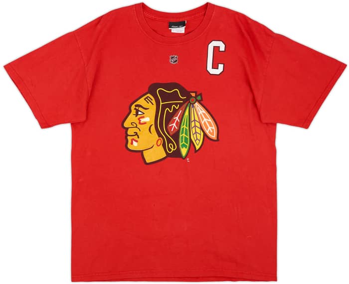 2008-11 Chicago Blackhawks Toews #19 Reebok Tee - 4/10 - (M)