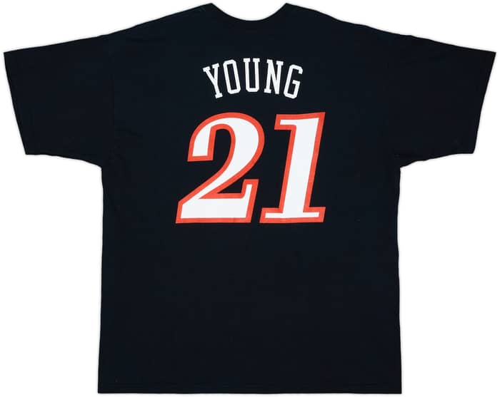 2007-09 Philadelphia 76ers Young #21 Tee - 9/10 - (XL)