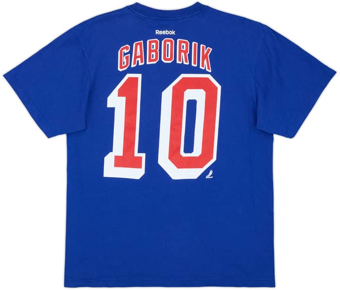 2011-13 New York Rangers Gaborik #10 Reebok Tee - 7/10 - (L)