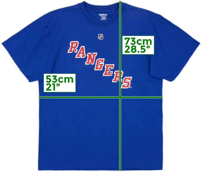 2011-13 New York Rangers Gaborik #10 Reebok Tee - 7/10 - (L)