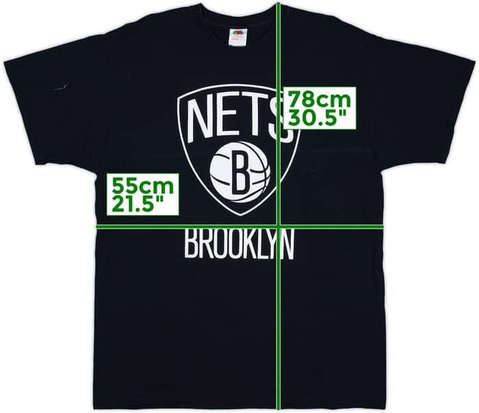 2012-13 Brooklyn Nets Graphic Tee - 9/10 - (XL)