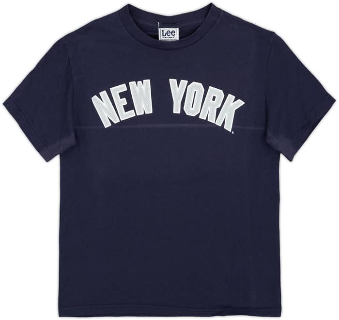 2002 New York Yankees Jeter #2 Lee Sport Tee - 7/10 - (L.Boys)