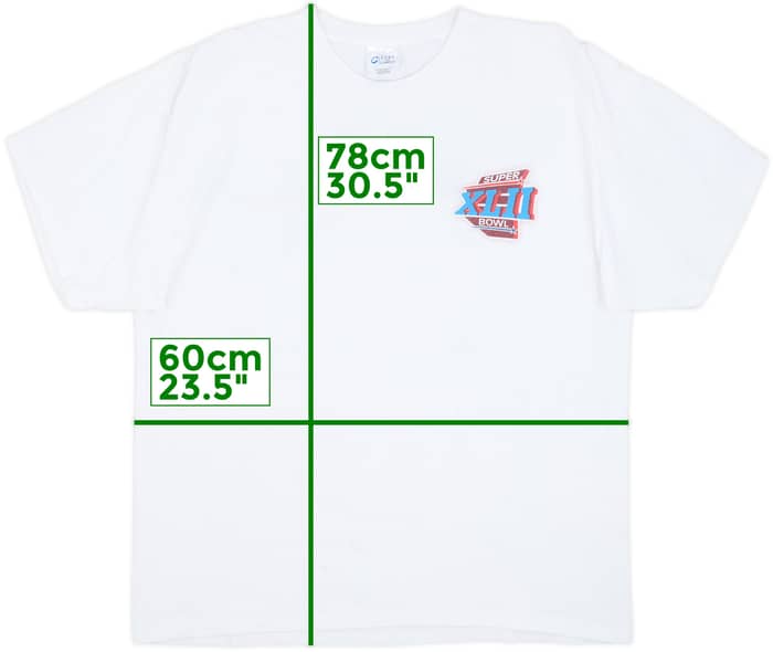 2008 Super Bowl XLII Graphic Tee - 7/10 - (XL)