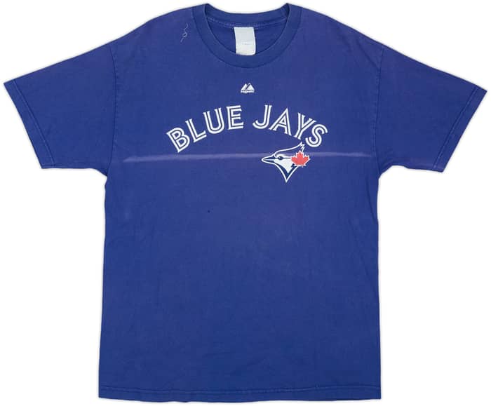2010 Toronto Blue Jays Bautista #19 Majestic Tee - 3/10 - (L)