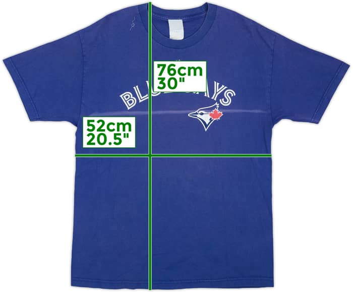 2010 Toronto Blue Jays Bautista #19 Majestic Tee - 3/10 - (L)
