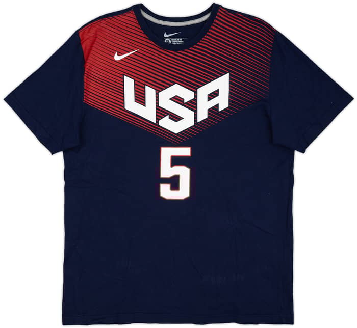 2014-15 USA Durant #5 Nike Tee - 7/10 - (XL)