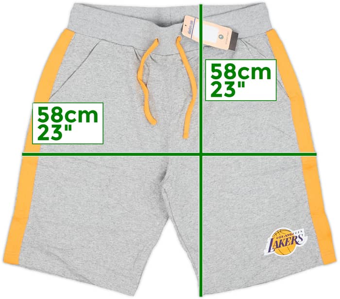 2013-14 LA Lakers adidas Travel Shorts (XL)
