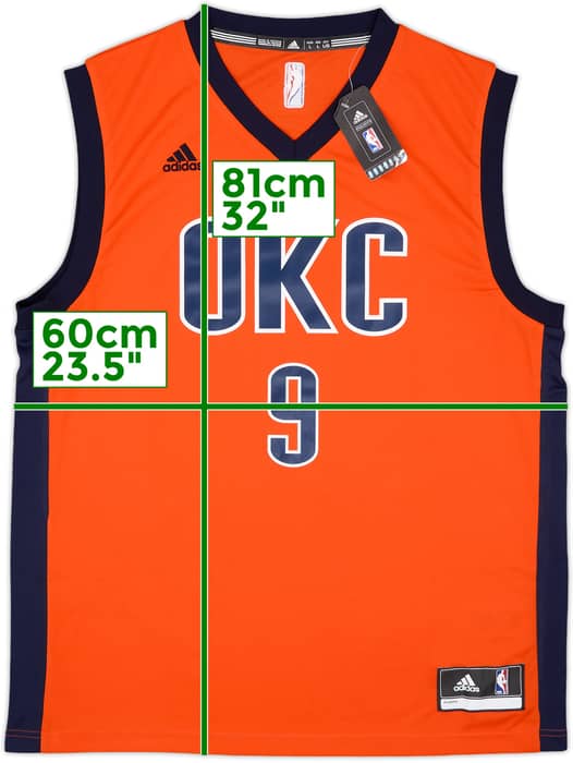 2015-16 Oklahoma City Thunder Ibaka #9 adidas Alternate Jersey (L)