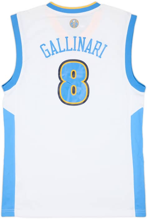 2011-14 Denver Nuggets Gallinari #8 adidas Home Jersey (M)