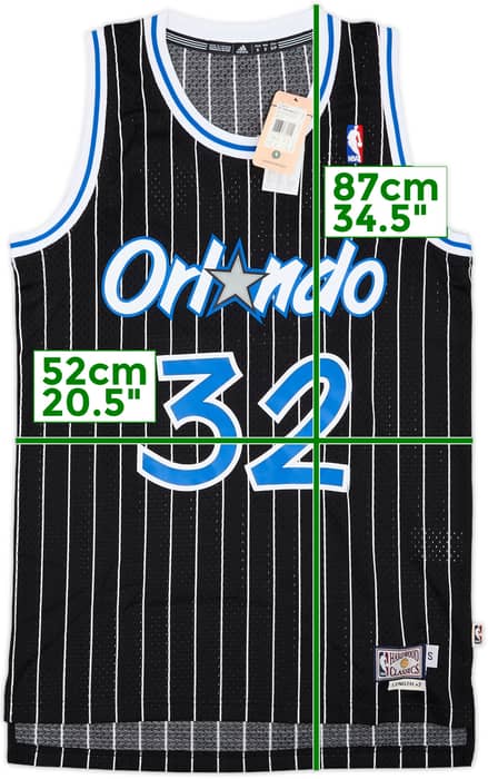 1992-93 Orlando Magic O'Neal #32 adidas Hardwood Classics Swingman Away Jersey (S)