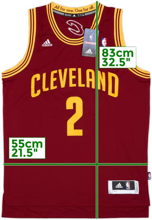 2011-14 Cleveland Cavaliers Irving #2 adidas Swingman Away Jersey (M)