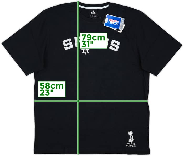 2008-09 San Antonio Spurs adidas Graphic Tee (L)
