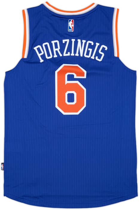 2015-17 New York Knicks Porzingis #6 adidas Swingman Away Jersey (S)